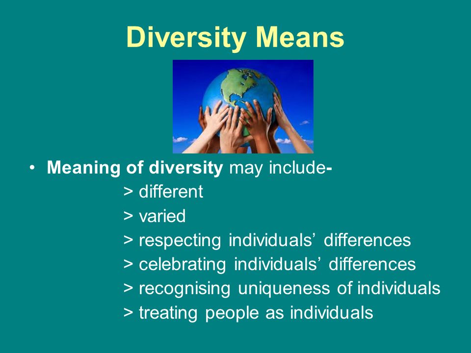 What is equality and diversity?